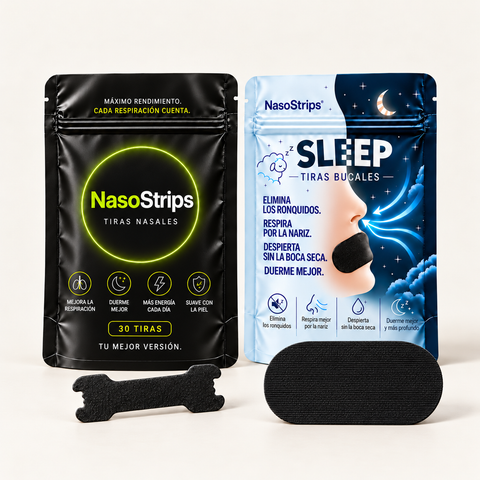Clásicas + SLEEP: 30 tiras nasales + 30 tiras bucales