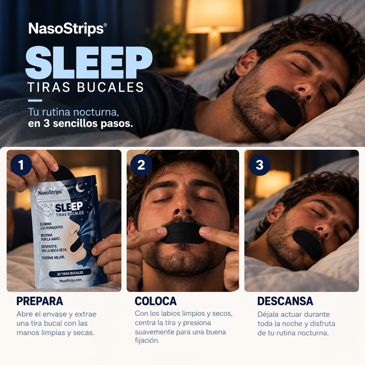 NasoStrips® Tiras bucales SLEEP